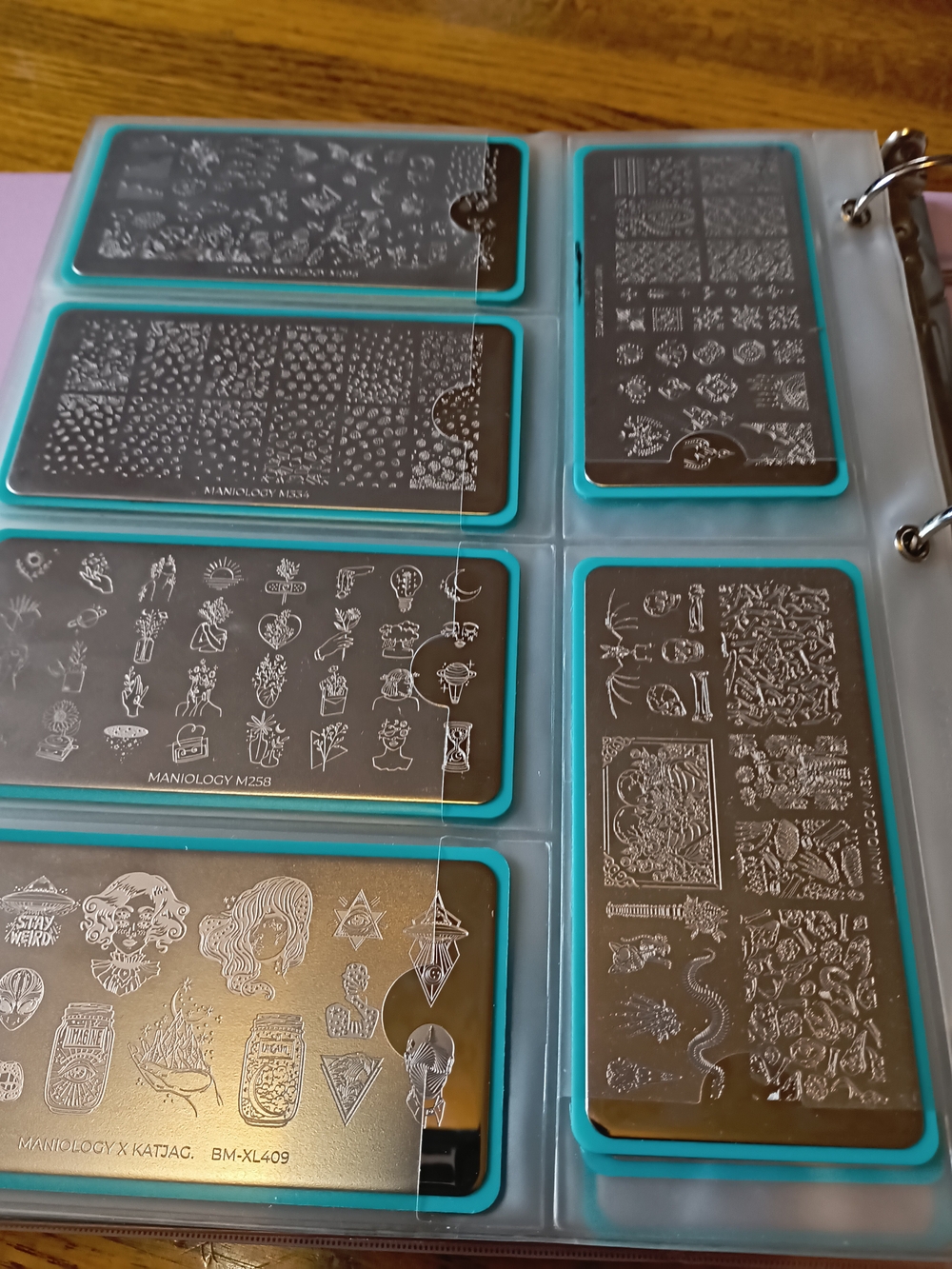 Huge Maniology Nail Stamping Plate Lot 59 PCS + Carrying Case ArtSet Bundle Used